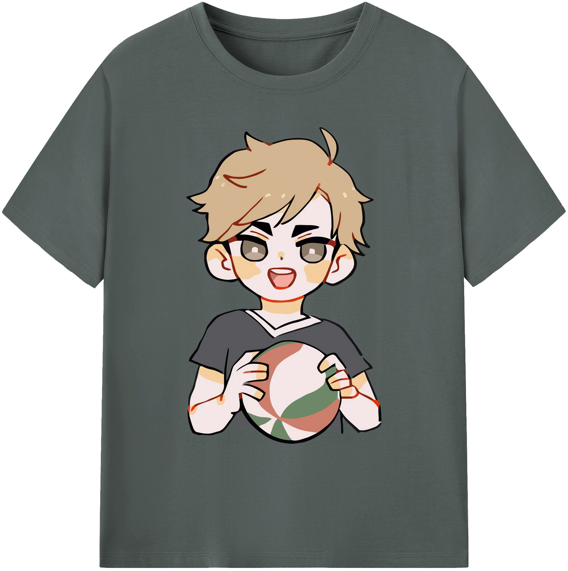 （画像用） ハイキュー!! Haikyu!! 綿100％ メンズ半袖Tシャツ｜肌触りやわらか＆通気性